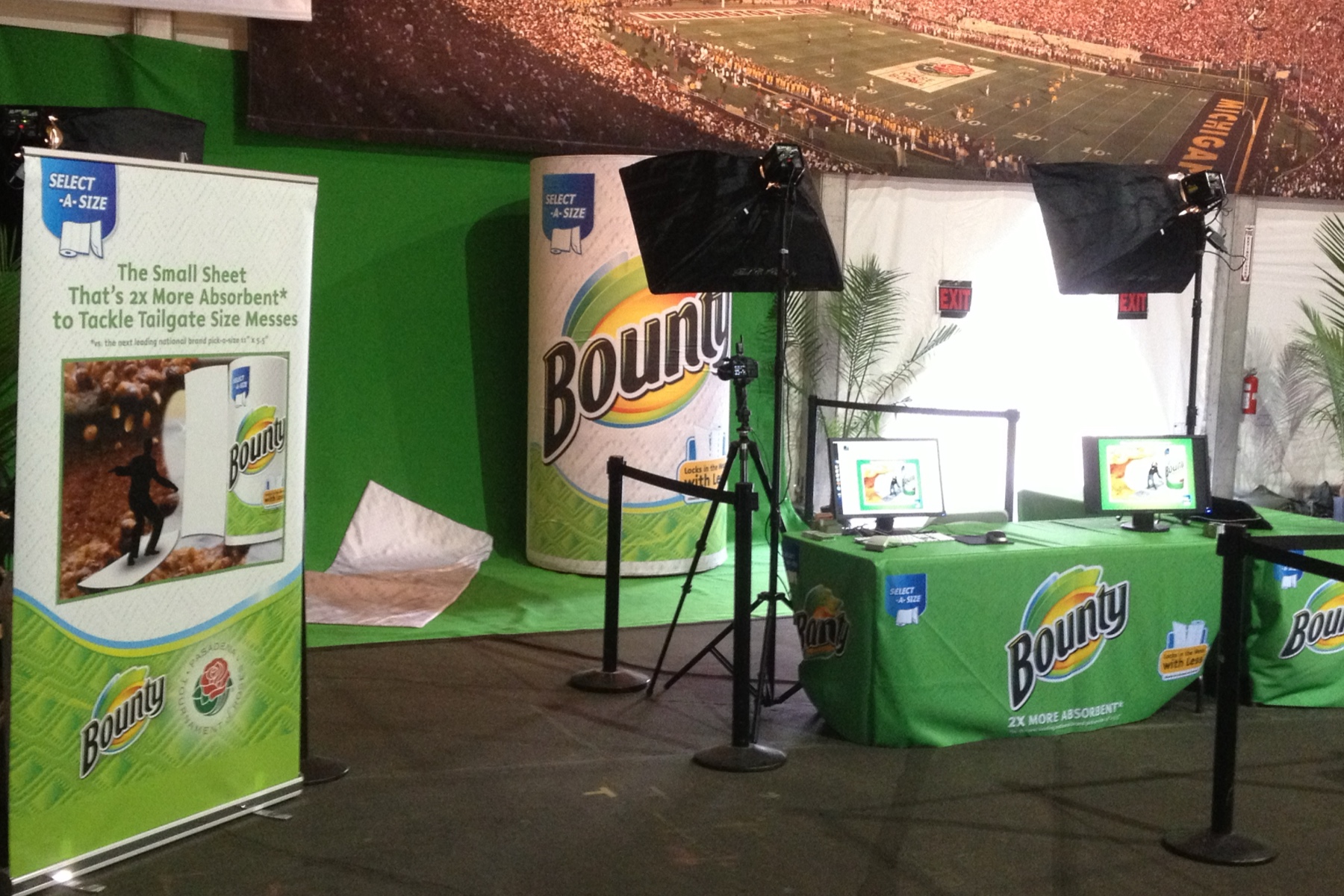 High-volume background removal